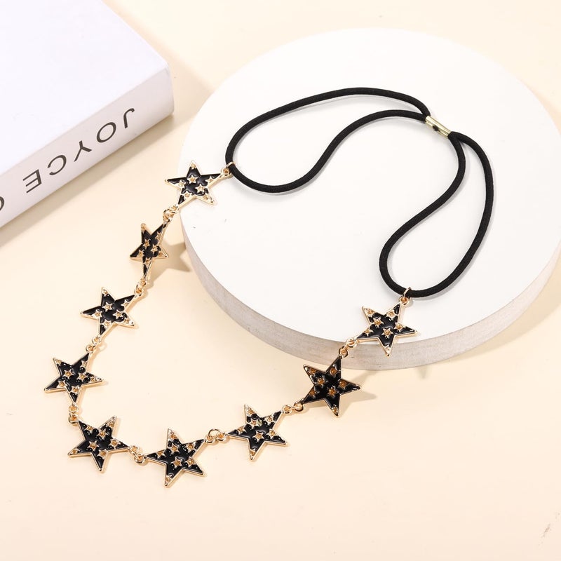 HZEYN Glitter Star Stretch Headbands - Party, Costume & New Year's Eve Hair Accessories - Image 3
